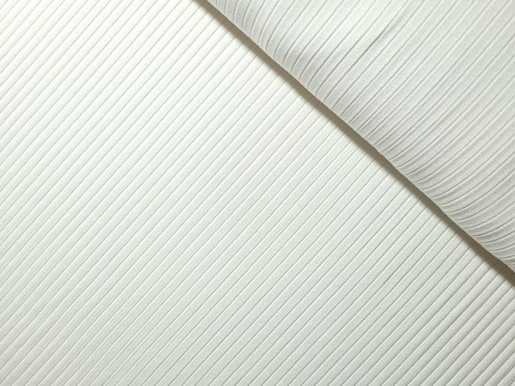 Rippenjersey creme