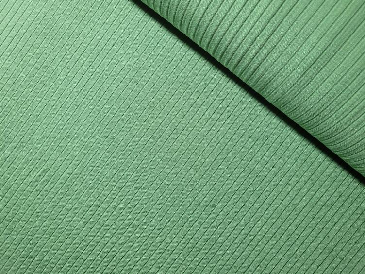 Rippenjersey zartes grün 100 cm x 119 cm