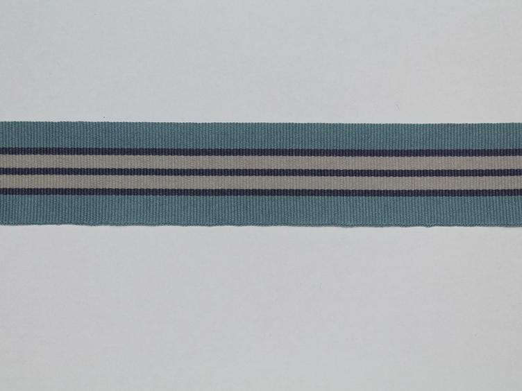 Ripsband 30 mm rauchblau