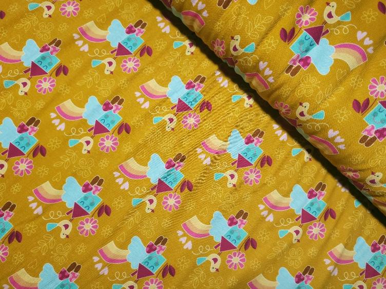 Sallys House Kidswear Feinripp Jersey Hamburger Liebe 140 cm