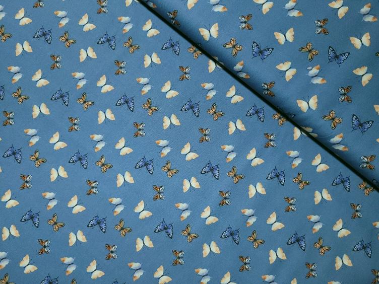 Schmetterling Baumwolle Jeans 100 x 145 cm