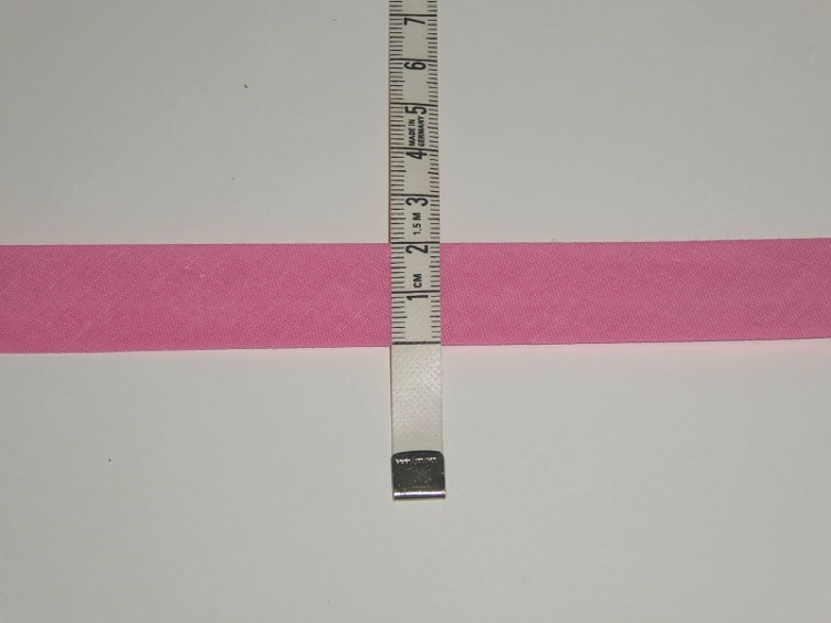 Schrägband BW rosa 40 x 20 mm