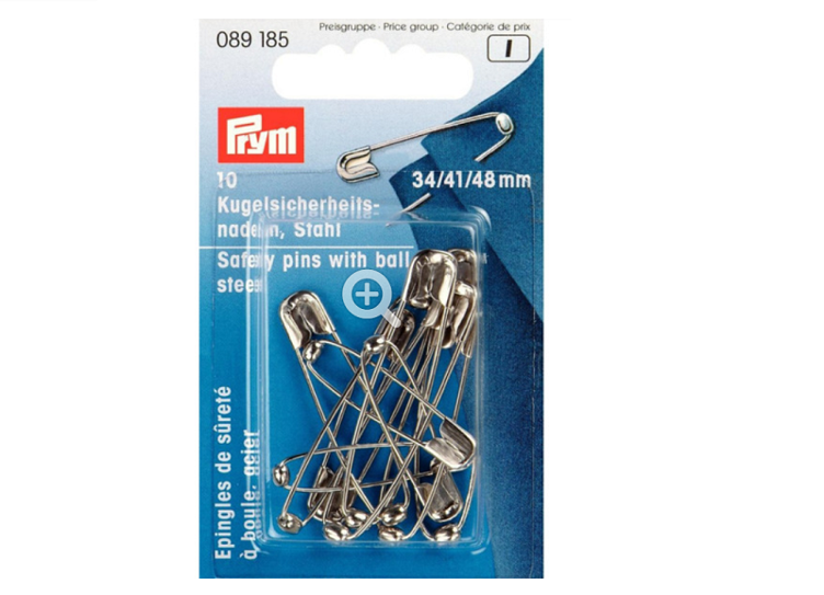 Sicherheitsnadel Stahl 50 mm