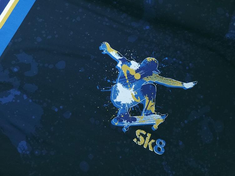 Sk8 Skater dunkelblau Panel Sweat
