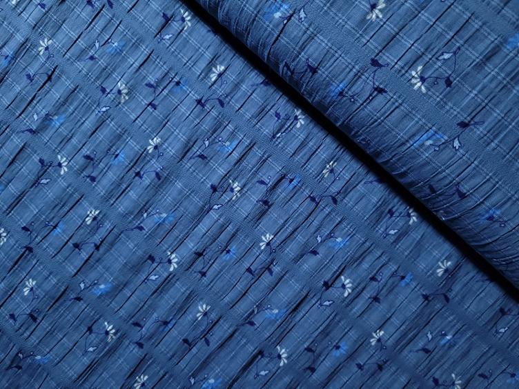 Slub Voile Bume blau