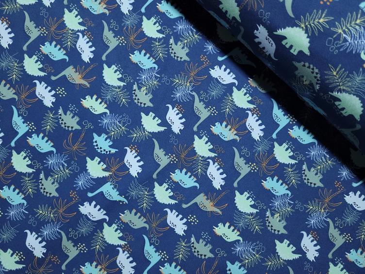 Softshell Dinos blau