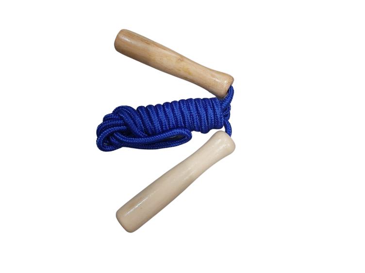 Springseil blau mit Gravur