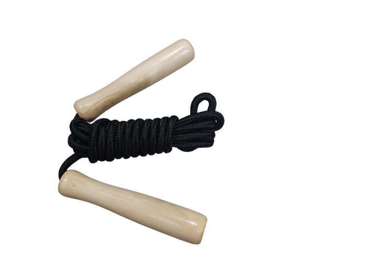 Springseil schwarz mit Gravur