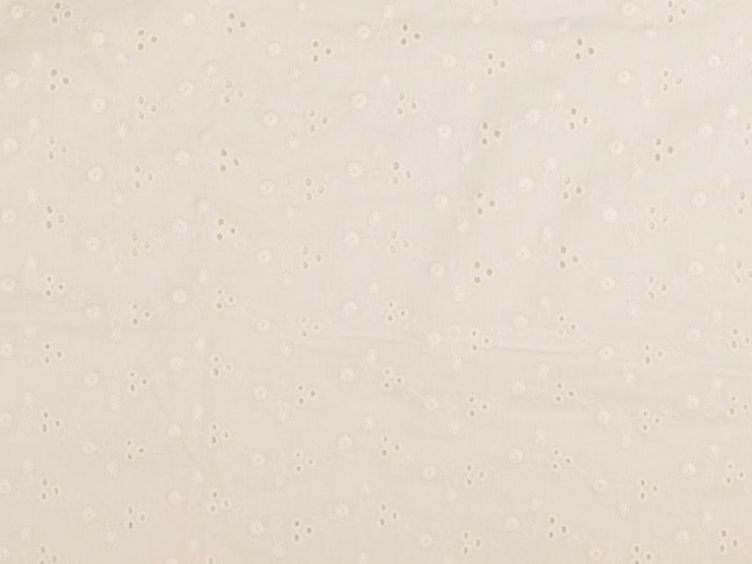 Stickerei weiss Baumwolle