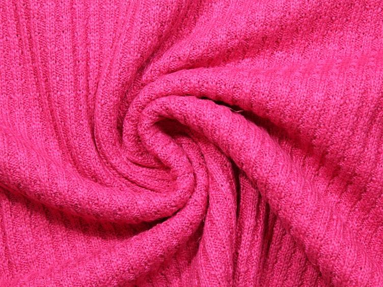 Strick uni pink Little Darling 60 x 120 cm - 0
