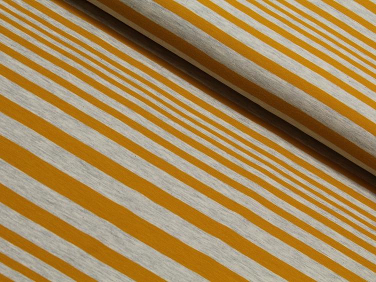 Stripe grau senf Jesey