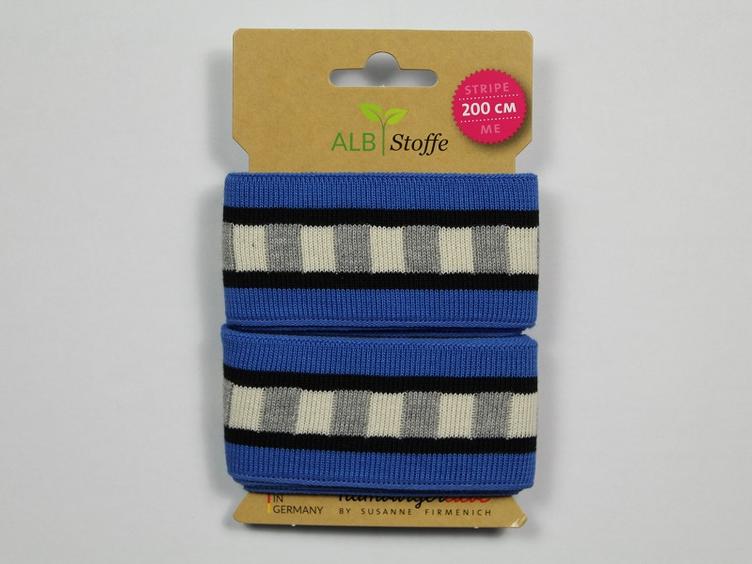 Stripe Me ICON marine/grau Albstoffe