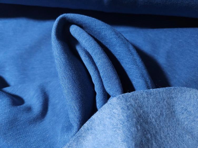 Sweatshirt blau meliert - 1