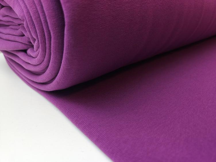 Sweatshirt uni violette - 1