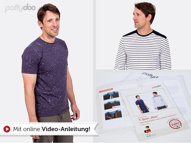 T-Shirt ` Max` Pattydoo mit Video Anleitung