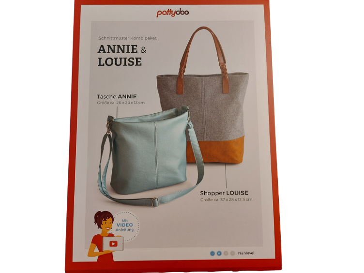 Tasche und Shopper - Annie & Louise Papierschnittmuster Pattydoo