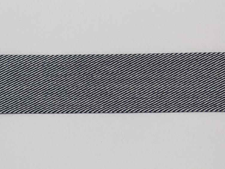 Taschengurtband marine meliert 40 mm