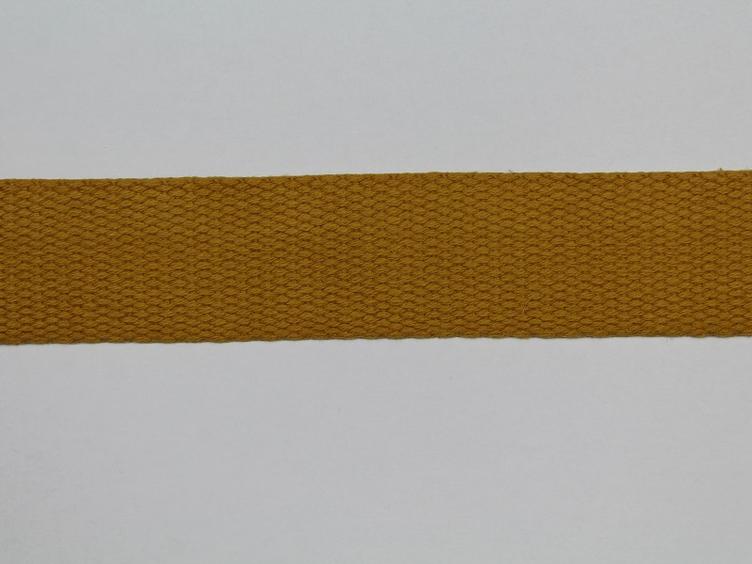Taschengurtband senf 30 mm