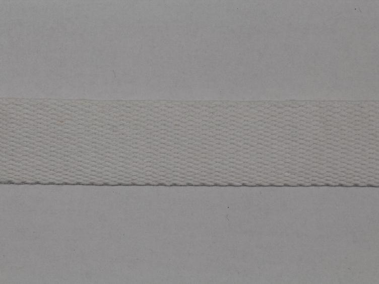 Taschengurtband weiss 20mm