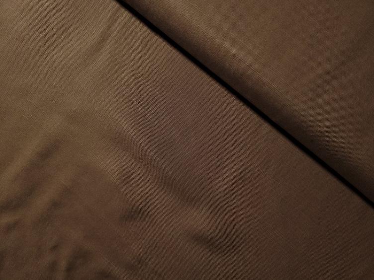 Tencel Leine braun uni 40 cm x 150 cm