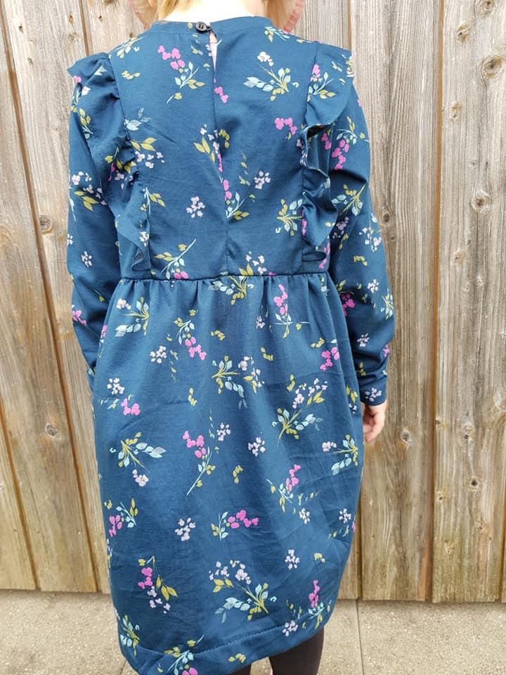 Trentanovesima Kleid mit Rüschchen Bambini Papierschnittmuster by Stoffherz Grösse 80-170 - 11