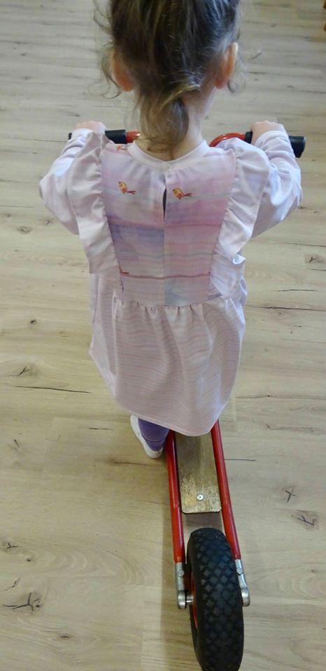 Trentanovesima Kleid mit Rüschchen Bambini Papierschnittmuster by Stoffherz Grösse 80-170 - 15