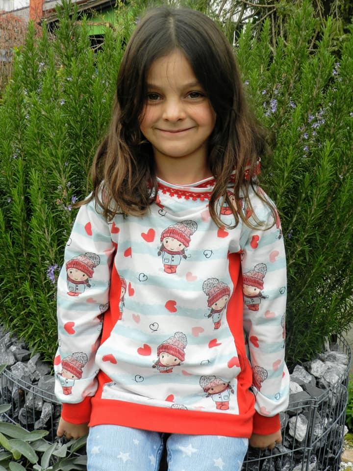 Trentaseiesimo Hoodie Bambini Papierschnittmuster by Stoffherz Grösse 80-176 - 42