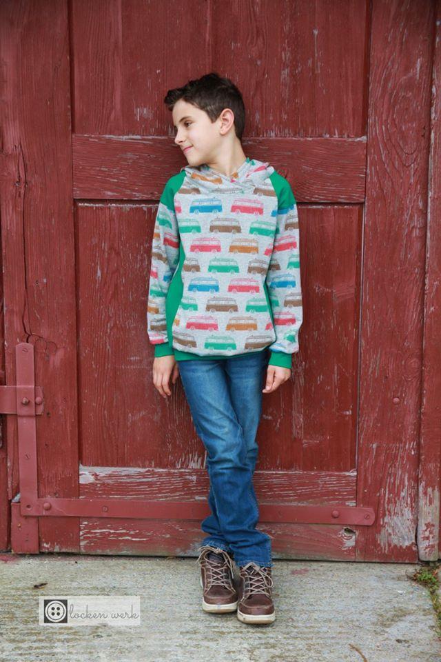 Trentaseiesimo Hoodie Bambini Papierschnittmuster by Stoffherz Grösse 80-176 - 22