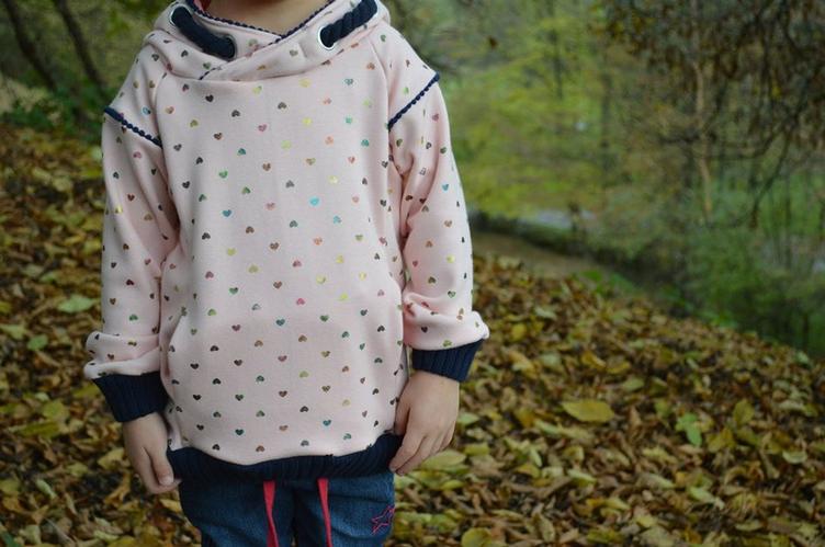 Trentaseiesimo Hoodie Bambini Papierschnittmuster by Stoffherz Grösse 80-176 - 32