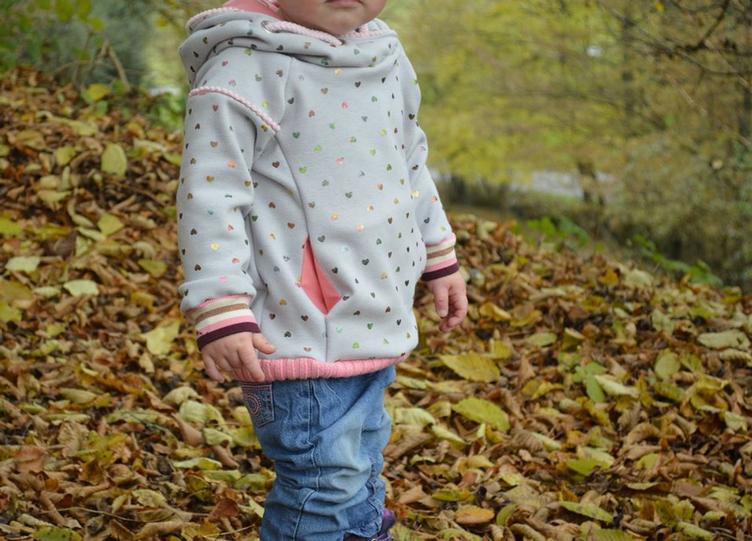 Trentaseiesimo Hoodie Bambini Papierschnittmuster by Stoffherz Grösse 80-176 - 68