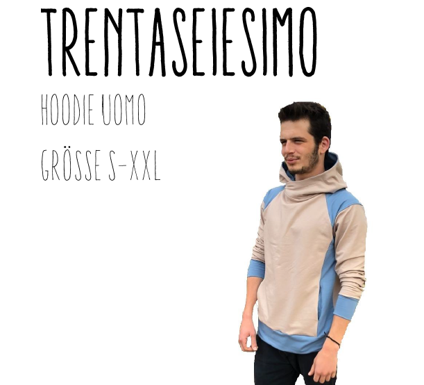 Trentaseiesimo Hoodie Uomo Ebook by Stoffherz Grösse S-XXL