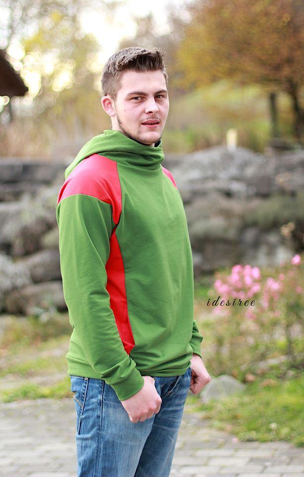 Trentaseiesimo Hoodie Uomo Papierschnittmuster by Stoffherz Grösse S-XXL - 14