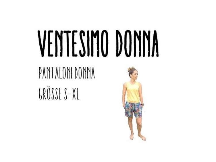 Ventesima Pantaloni Donna Grösse S-XL Papierschnittmuster by Stoffherz