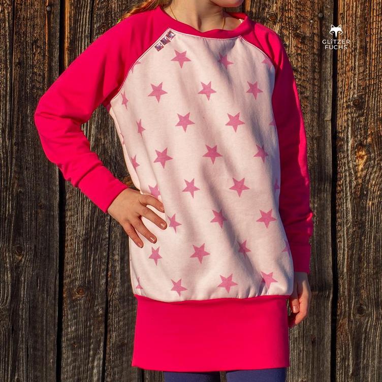 Venticinquesima Raglanpullover Bambini Papierschnittmuster Grösse 80-176 by Stoffherz - 30