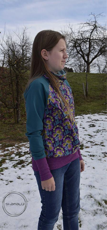 Venticinquesima Raglanpullover Bambini Papierschnittmuster Grösse 80-176 by Stoffherz - 15