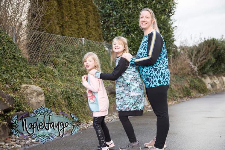 Venticinquesima Raglanpullover Bambini Papierschnittmuster Grösse 80-176 by Stoffherz - 6