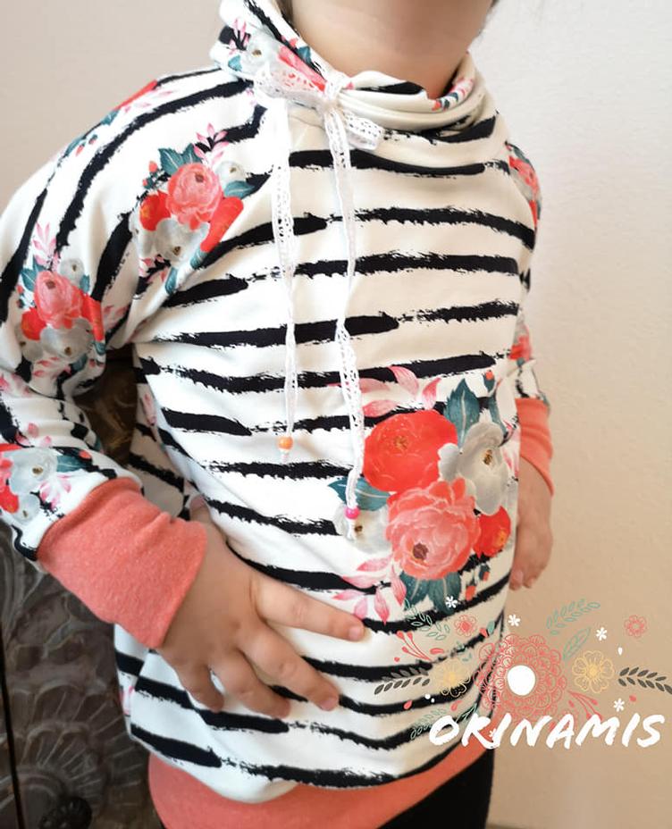 Venticinquesima Raglanpullover Bambini Papierschnittmuster Grösse 80-176 by Stoffherz - 5