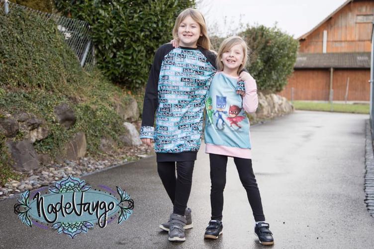 Venticinquesima Raglanpullover Bambini Papierschnittmuster Grösse 80-176 by Stoffherz - 1