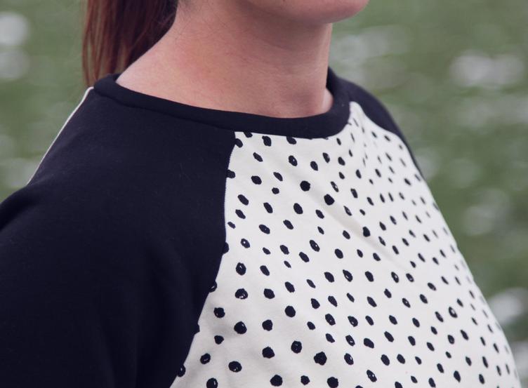 Venticinquesima Raglanpullover Donna Papierschnittmuster Grösse XS-XL by Stoffherz - 1