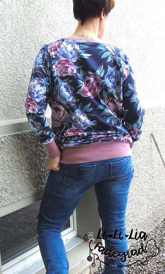 Venticinquesima Raglanpullover Donna Papierschnittmuster Grösse XS-XL by Stoffherz - 16