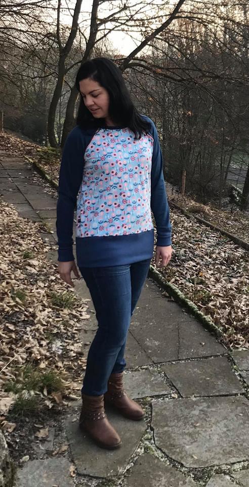 Venticinquesima Raglanpullover Donna Papierschnittmuster Grösse XS-XL by Stoffherz - 41