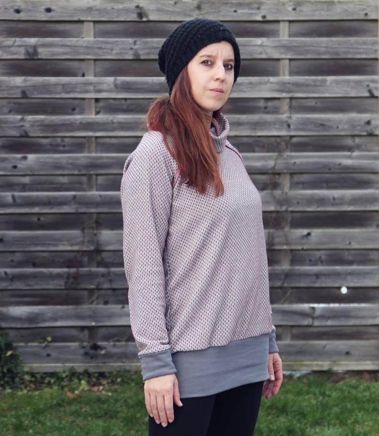 Venticinquesima Raglanpullover Donna Papierschnittmuster Grösse XS-XL by Stoffherz - 0