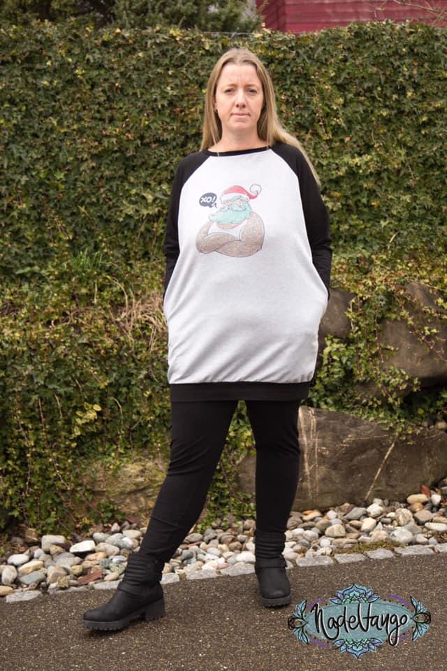 Venticinquesima Raglanpullover Donna Papierschnittmuster Grösse XS-XL by Stoffherz - 10