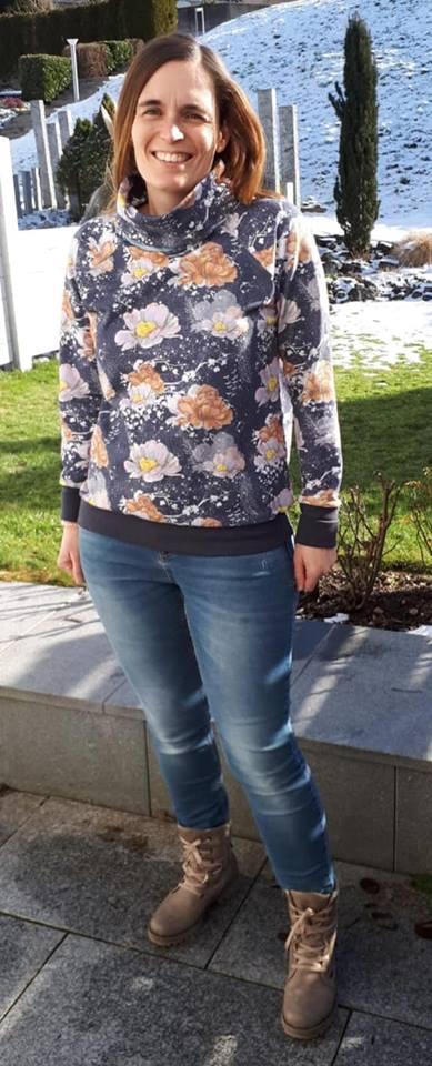 Venticinquesima Raglanpullover Donna Papierschnittmuster Grösse XS-XL by Stoffherz - 17