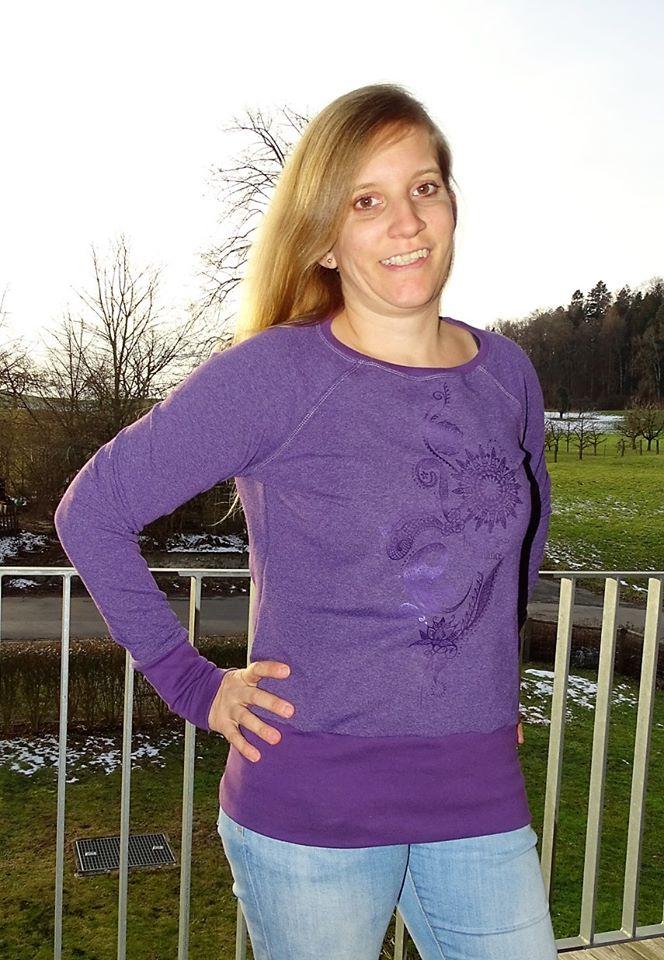Venticinquesima Raglanpullover Donna Papierschnittmuster Grösse XS-XL by Stoffherz - 25