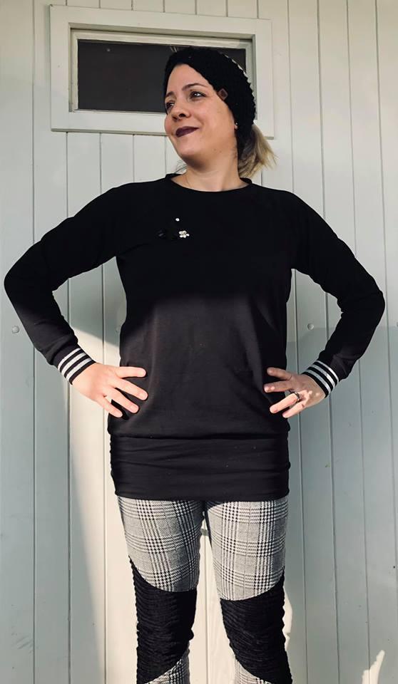 Venticinquesima Raglanpullover Donna Papierschnittmuster Grösse XS-XL by Stoffherz - 28