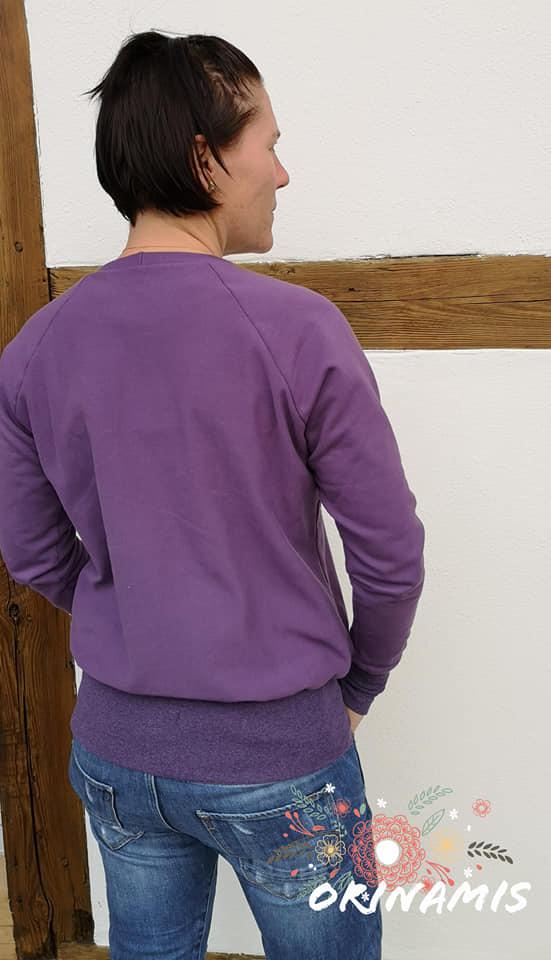 Venticinquesima Raglanpullover Donna Papierschnittmuster Grösse XS-XL by Stoffherz - 34