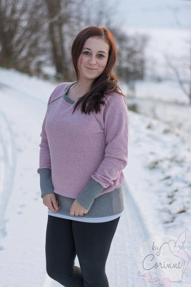 Venticinquesima Raglanpullover Donna Papierschnittmuster Grösse XS-XL by Stoffherz - 9