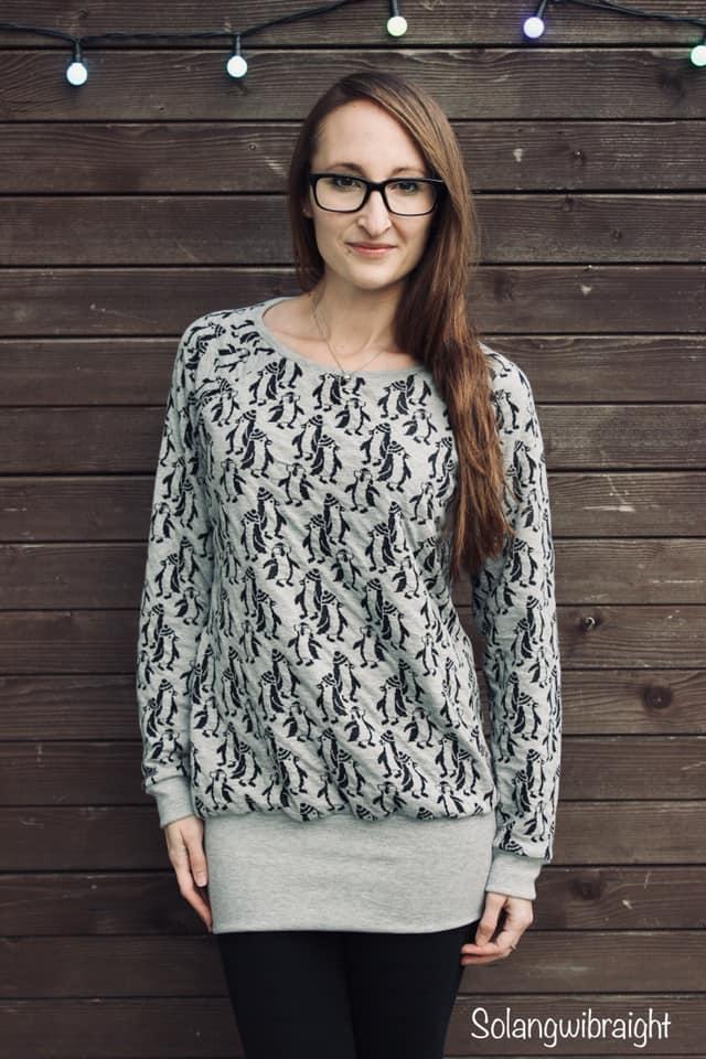 Venticinquesima Raglanpullover Donna Papierschnittmuster Grösse XS-XL by Stoffherz - 31