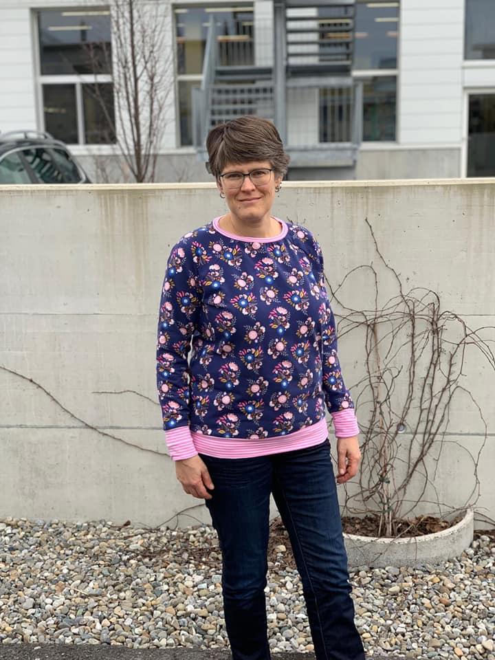 Venticinquesima Raglanpullover Donna Papierschnittmuster Grösse XS-XL by Stoffherz - 2